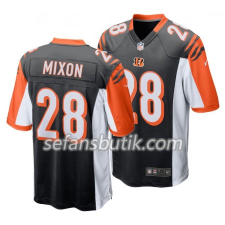 Cincinnati Bengals Tröjor Joe Mixon 28 Nike Svart - Herr Cincinnati Bengals Tröjor Joe Mixon 28 Nike Svart - Herr